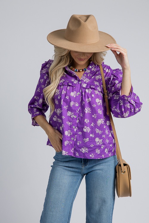 Estelle Floral Shirt, Purple - 4K7A8413- (6).jpg